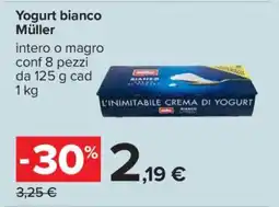 Carrefour YOGURT BIANCO MÜLLER offerta