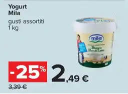 Carrefour YOGURT MILA offerta