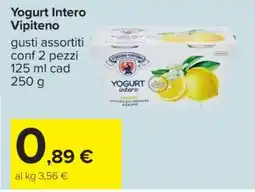Carrefour Yogurt Intero Vipiteno offerta