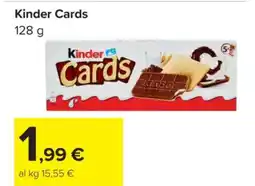 Carrefour Kinder Cards offerta