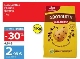 Carrefour Gocciolotti o Faccine Balocco offerta