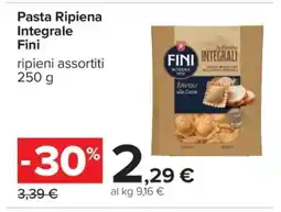 Carrefour Pasta Ripiena Integrale Fini offerta