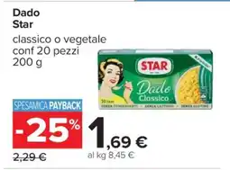 Carrefour Dado Star offerta
