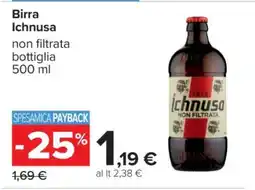 Carrefour BIRRA ICHNUSA offerta