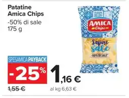 Carrefour Patatine Amica Chips offerta