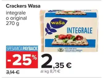 Carrefour Crackers Wasa offerta