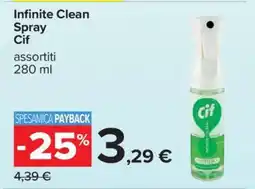 Carrefour Infinite Clean Spray Cif offerta