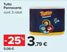 Carrefour TUTTO PANNOCARTA offerta