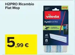 Carrefour H2PRO Ricambio Flat Mop offerta