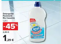 Carrefour Detergente Pavimenti Rio Casamia offerta