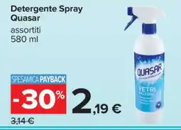 Carrefour Detergente Spray Quasar offerta