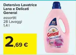 Carrefour Detersivo Lavatrice Lana e Delicati General offerta