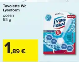 Carrefour Tavolette Wc Lysoform offerta