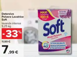 Carrefour Detersivo Polvere Lavatrice Soft offerta