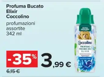 Carrefour Profuma Bucato Elixir Coccolino offerta