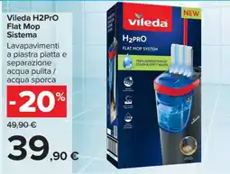 Carrefour Vileda H2PRO Flat Mop Sistema offerta