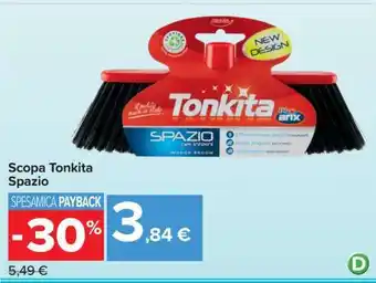 Carrefour Scopa Tonkita Spazio offerta