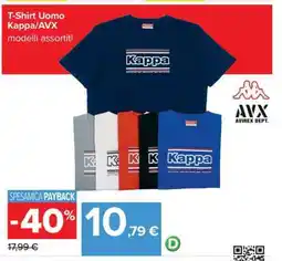 Carrefour T-Shirt Uomo Kappa/AVX offerta