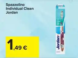 Carrefour Spazzolino Individual Clean Jordan offerta