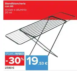 Carrefour Stendibiancheria con Ali offerta