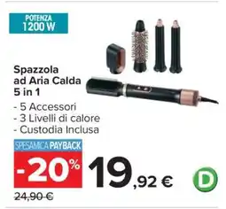 Carrefour Spazzola ad Aria Calda 5 in 1 offerta