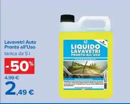 Carrefour Lavavetri Auto Pronto all’Uso offerta