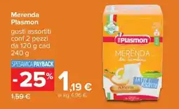 Carrefour Merenda Plasmon offerta