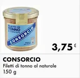 Iper Tosano CONSORCIO Filetti di tonno al naturale offerta