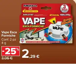 Carrefour Market Vape Esca Formiche offerta