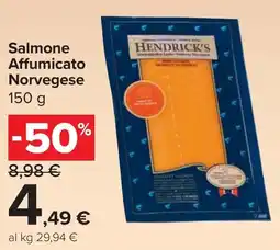Carrefour Market Salmone Affumicato Norvegese offerta