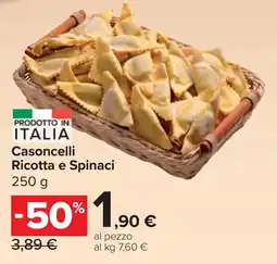 Carrefour Market Casoncelli Ricotta e Spinaci offerta