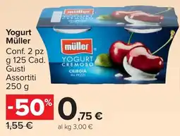 Carrefour Market Yogurt Müller offerta