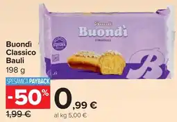 Carrefour Market Buondì Classico Bauli offerta