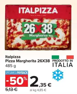 Carrefour Market Italpizza Pizza Margherita 26X38 offerta