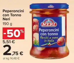 Carrefour Market Peperoncini con Tonno Neri offerta