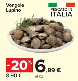 Carrefour Market Vongole Lupino offerta