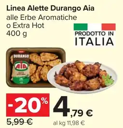 Carrefour Market Linea Alette Durango Aia offerta