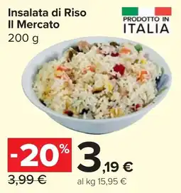 Carrefour Market Insalata di Riso Il Mercato offerta