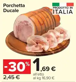 Carrefour Market Porchetta Ducale offerta