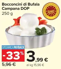 Carrefour Market Bocconcini di Bufala Campana DOP offerta