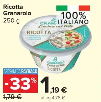 Carrefour Market Ricotta Granarolo offerta