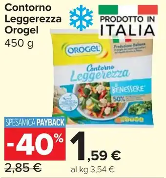 Carrefour Market Contorno Leggerezza Orogel offerta