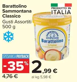Carrefour Market Barattolino Sammontana Classico offerta