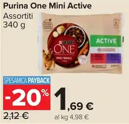 Carrefour Market Purina One Mini Active offerta