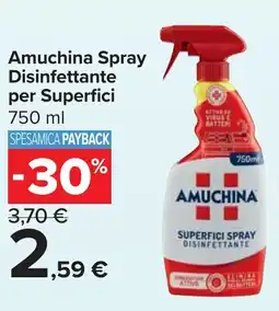 Carrefour Market Amuchina Spray Disinfettante per Superfici offerta