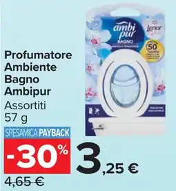 Carrefour Market Profumatore Ambiente Bagno Ambipur offerta