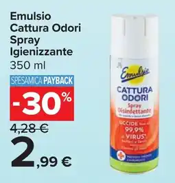 Carrefour Market Emulsio Cattura Odori Spray Igienizzante offerta