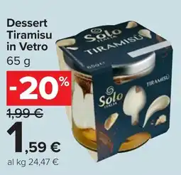 Carrefour Market Dessert Tiramisu in Vetro offerta