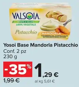 Carrefour Market Yosoi Base Mandorla Pistacchio offerta