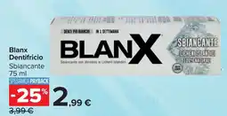 Carrefour Market Blanx Dentifricio Sbiancante offerta